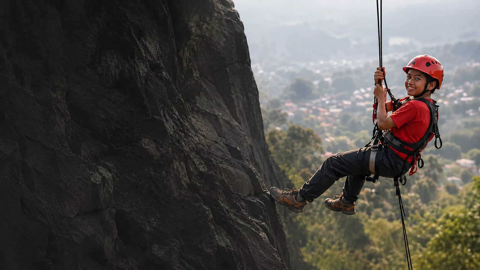 red rappelling education indonesia
